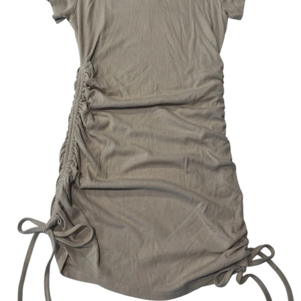 Ruched Short Sleeve Dress